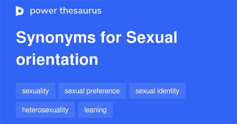 orientation synonym|another word for sexual orientation.